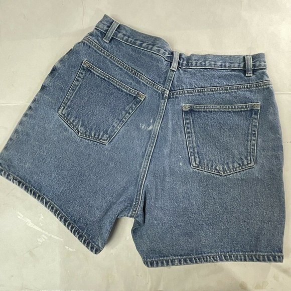B.E. Blues Vintage Light Wash Denim High Rise Waist Mom Jean Shorts 15/16 31” - Picture 6 of 10